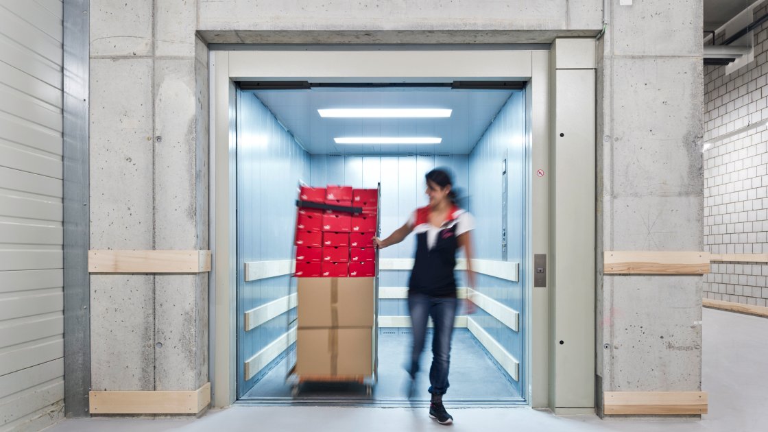 Freight elevators for goods & special requirements Schindler Elevator