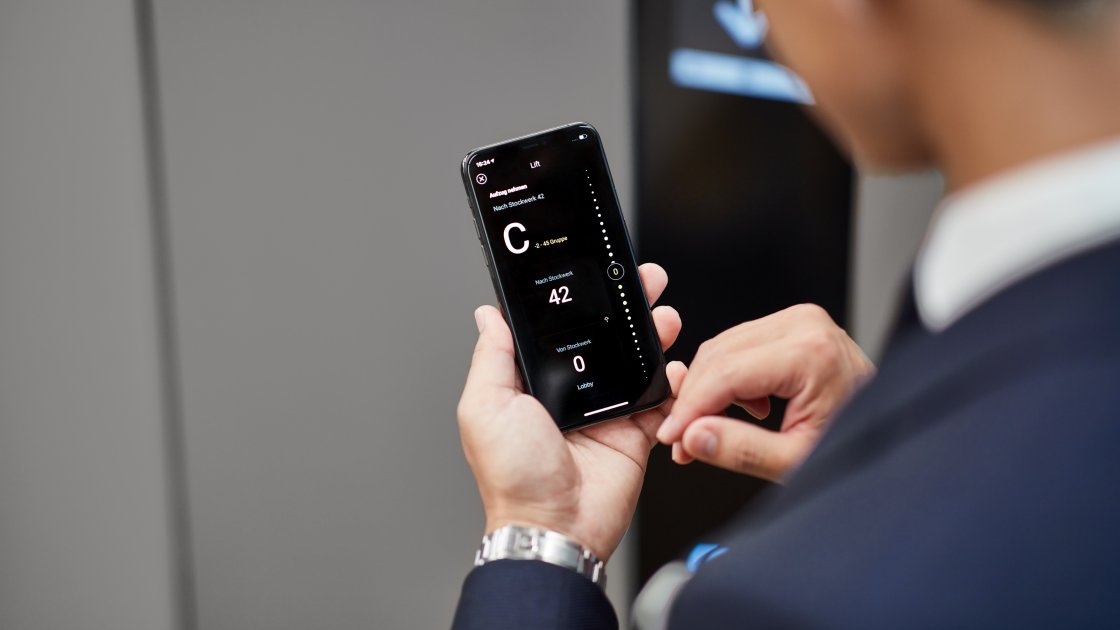 Schindler myPORT mobile app solution for seamless building journeys